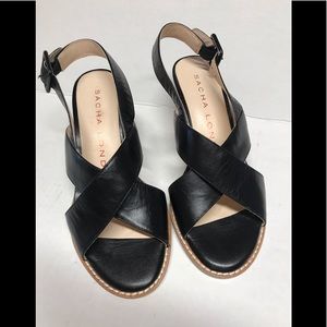 Cute Black Strapp Sacha London Heels